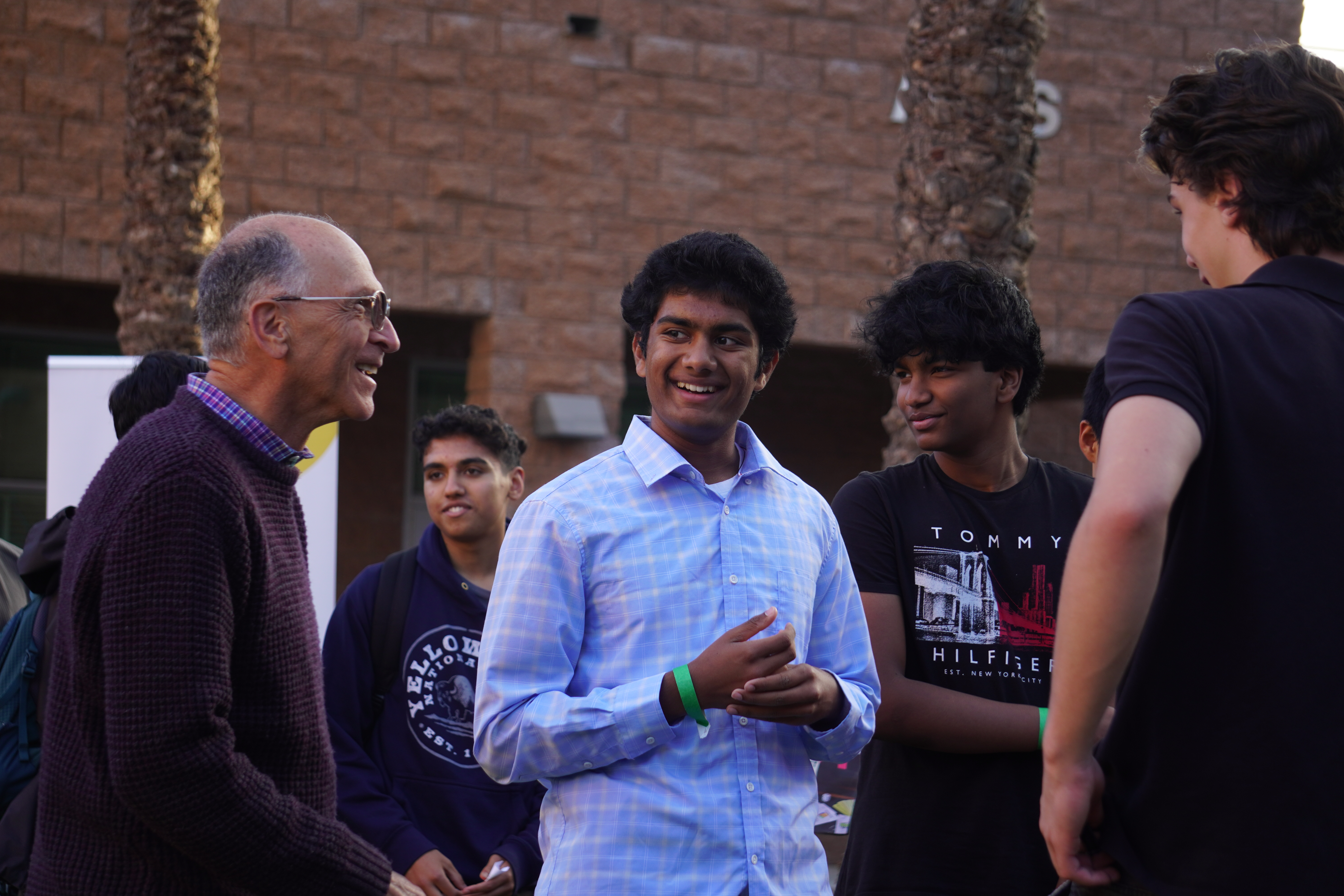 FLI founders networking with community leaders