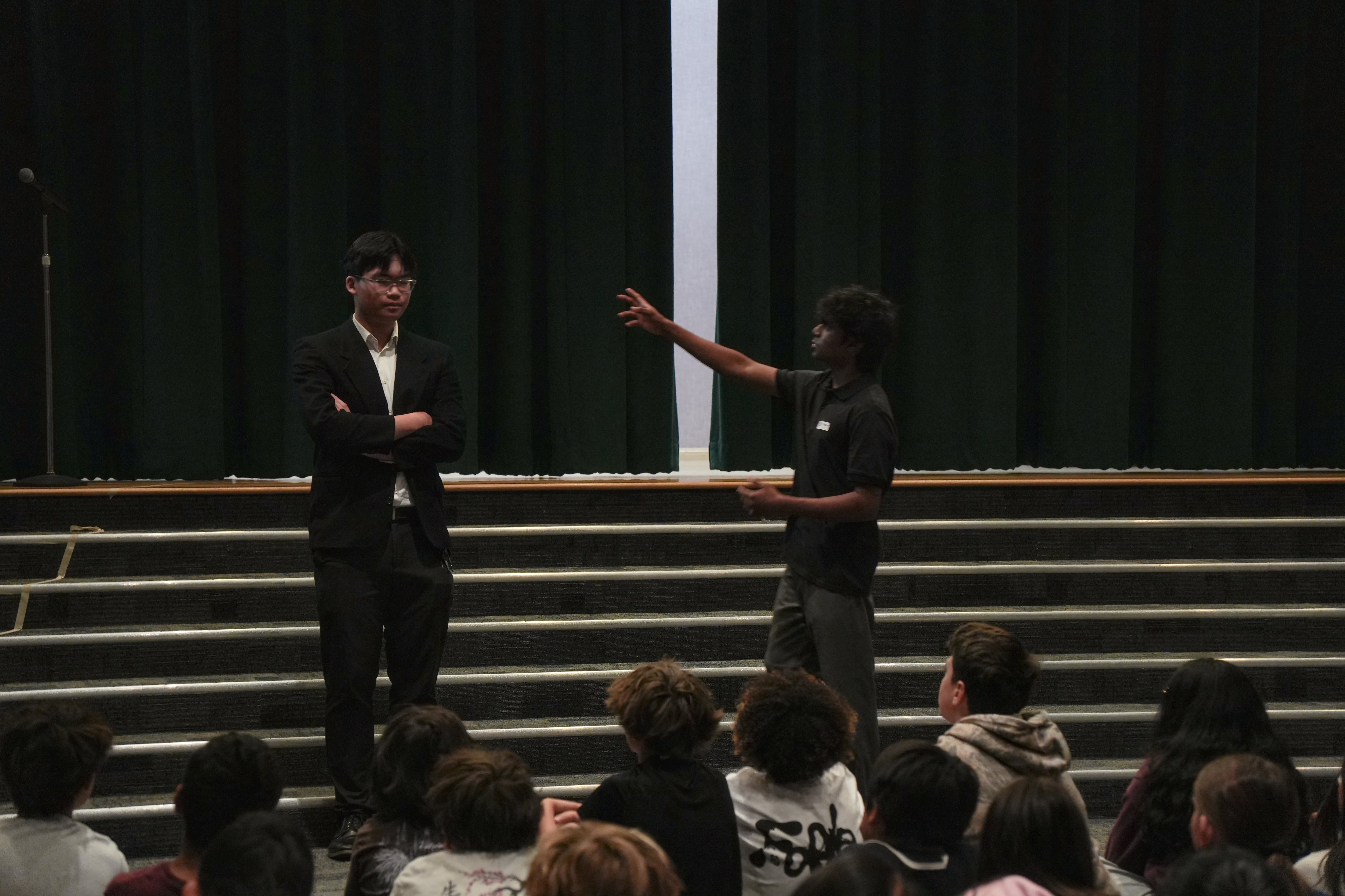 FLI presenters on stage